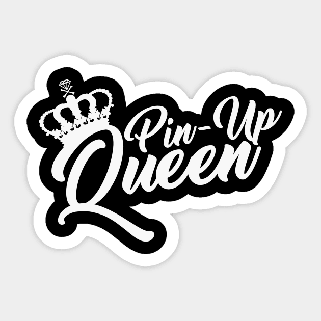 PIn-Up Queen (Logo I) Sticker by Retro_Rebels